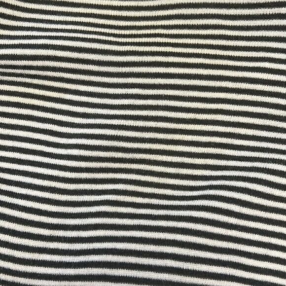 Loft cotton green white striped long sleeve sweater Size XS - Picture 8 of 9